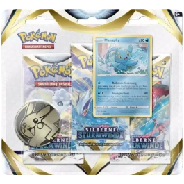 Silberne Sturmwinde Manaphy Blister