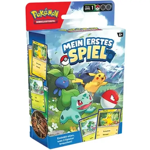 Meine Mein erstes Spiel - Bisasam und Pikachu kaufe ich natürlich im Shop von Adequamus!