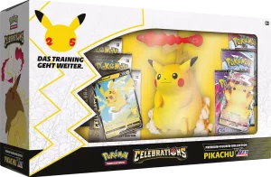 Meine Celebrations Pikachu VMAX Premium Figurenkollektion kaufe ich natürlich im Shop von Adequamus!