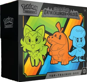 Meine Entwicklungen in Paldea Top Trainer Box kaufe ich natürlich im Shop von Adequamus!